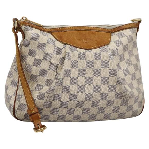 LOUIS VUITTON Damier Azur Siracusa PM Shoulder Bag N41113 - Picture 1 of 16